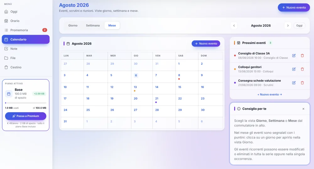 Calendario